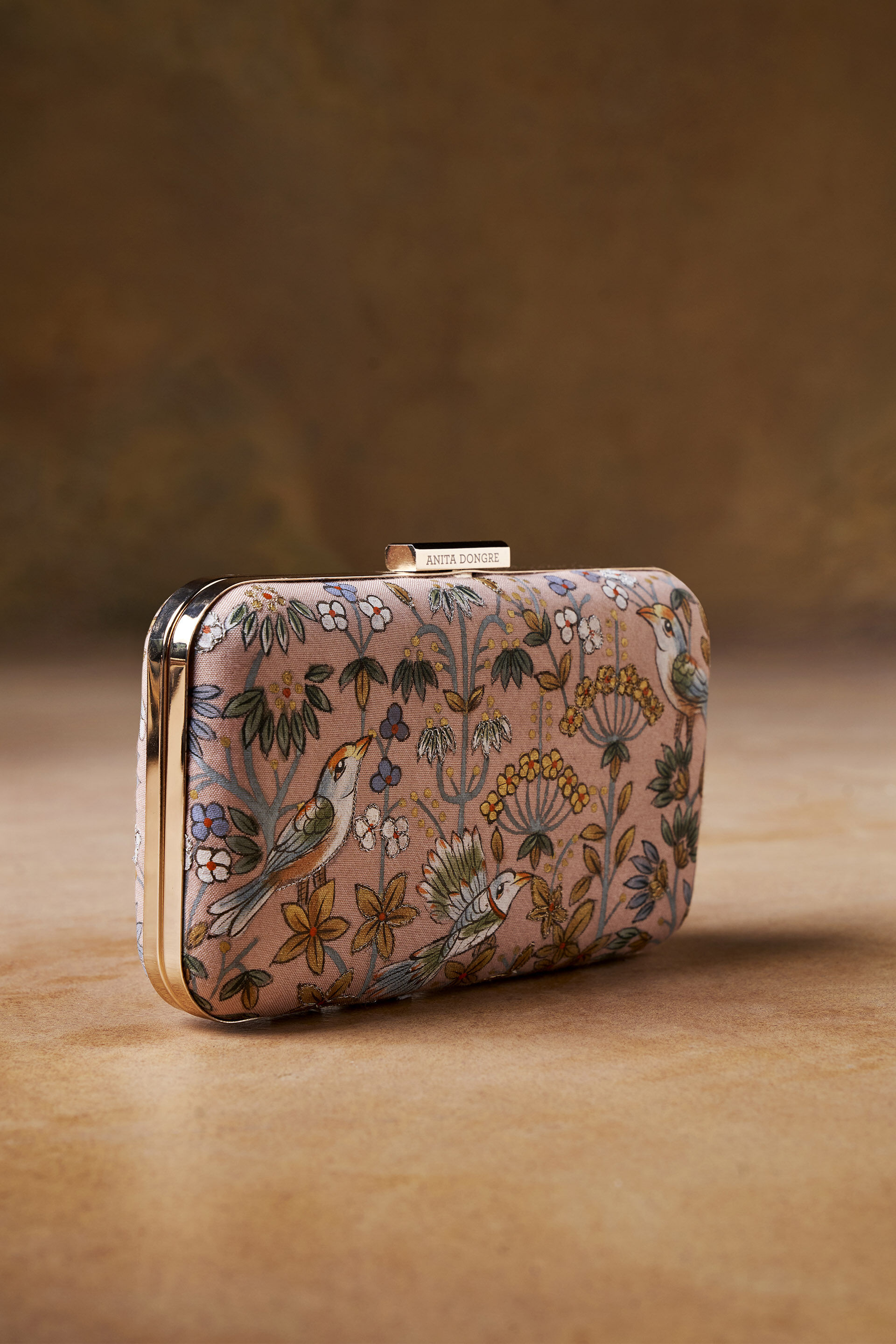 Pichhwai Clutch - Flamingo Pink, Blush, image 3